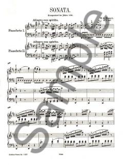 Sonate KV 448 / Fuge KV 426 von Wolfgang Amadeus Mozart 