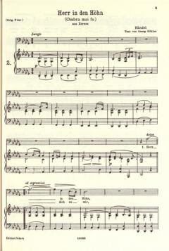 Bass-Lieder und Arien 