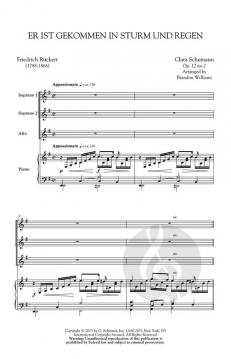 Er ist gekommen von Clara Schumann (Download) 