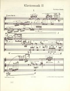 Klaviermusik 2 von Paul-Heinz Dittrich im Alle Noten Shop kaufen
