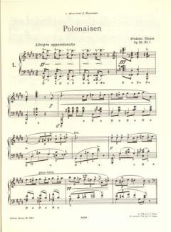 Polonaisen von Frédéric Chopin für Klavier im Alle Noten Shop kaufen