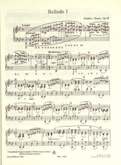 Balladen und Impromptus von Frédéric Chopin für Klavier im Alle Noten Shop kaufen