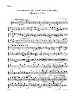 Klaviertrio B-Dur op. 21 (Antonín Dvorák) 