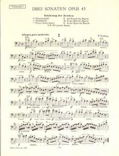3 Sonaten op. 43 von Bernhard Romberg 