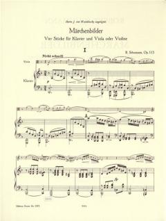 Märchenbilder op. 113 von Robert Schumann 