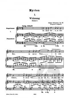 Lieder Band 1 von Robert Schumann 