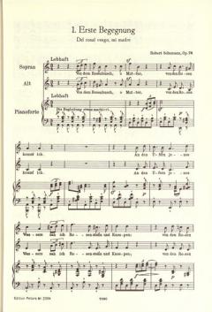 Spanisches Liederspiel op. 74 von Robert Schumann 