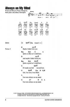 Guitar Chord Songbook von Willie Nelson 