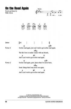 Guitar Chord Songbook von Willie Nelson 