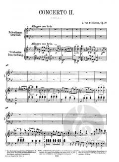 Klavierkonzert op. 19 von Ludwig van Beethoven im Alle Noten Shop kaufen