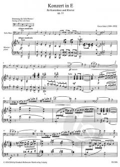 Konzert E-Dur op. 11 von Oscar Geier 