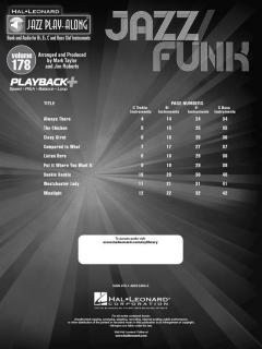 Jazz Play-Along Vol. 178: Jazz/Funk im Alle Noten Shop kaufen
