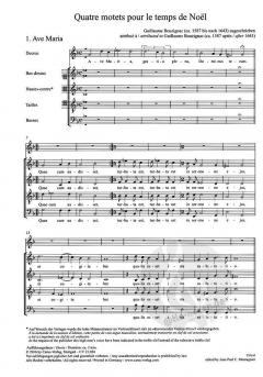 4 Motetten für die Weihnachtszeit (Guillaume Bouzignac) 