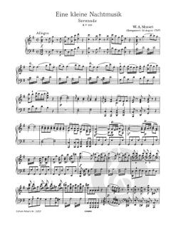 Serenade G-Dur KV 525 von Wolfgang Amadeus Mozart 
