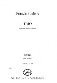 Trio For Piano, Oboe And Bassoon (Francis Poulenc) 