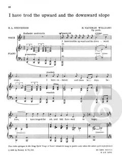 Songs Of Travel von Ralph Vaughan Williams 