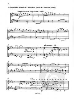 20 Duos für 2 Klarinetten von Béla Bartók 