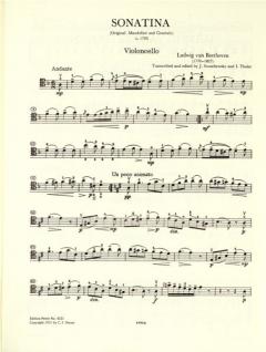 Sonatina d-moll nach WoO 43 von Ludwig van Beethoven 