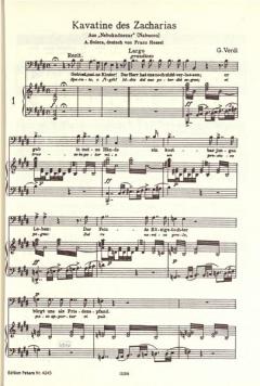 Ausgewählte Opern-Arien für Bass von Giuseppe Verdi 