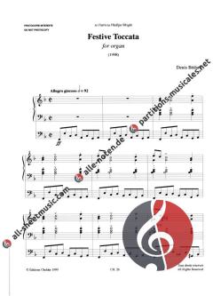 Festive Toccata von Denis Bédard 