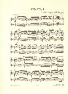 Sonaten und Partiten BWV 1001-1006 von Johann Sebastian Bach für Violine solo im Alle Noten Shop kaufen