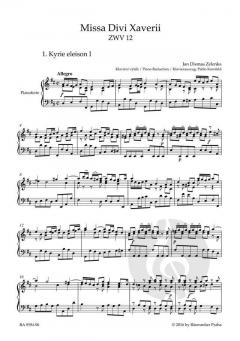 Missa Divi Xaverii ZWV 12 von Jan Dismas Zelenka 