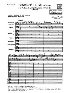 Concerto E Minor RV409 (Gian Francesco Malipiero) 