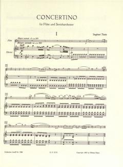 Concertino für Flöte und Klavier von Siegfried Thiele im Alle Noten Shop kaufen