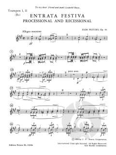 Entrata Festiva Op. 93 (Flor Peeters) 