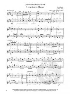 Variationen über das Lied A vous dirai-je Maman von Pietro Denis für 2 Mandolinen im Alle Noten Shop kaufen (Partitur)