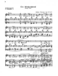 Sechs Gesänge op. 45 von Wilhelm Petersen 
