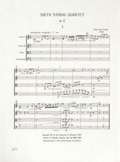 Streichquartett Nr. 6 von Ross Lee Finney im Alle Noten Shop kaufen