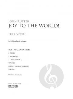 Joy to the world! von John Rutter 