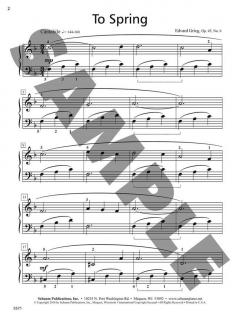 To Spring, Op. 45, No. 6 von Edvard Grieg 