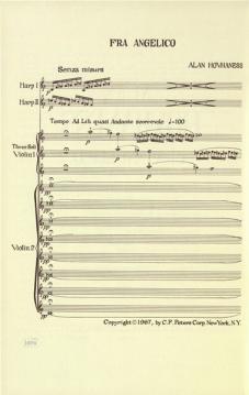Fra Angelico op. 220 von Alan Hovhaness für Orchester im Alle Noten Shop kaufen (Partitur)