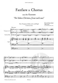 Fanfare & Chorus von Dietrich Buxtehude (Download) 