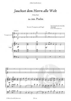 Jauchzet dem Herrn alle Welt von Felix Mendelssohn Bartholdy 