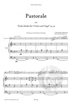 Pastorale von Joseph Gabriel Rheinberger für Posaune und Orgel im Alle Noten Shop kaufen
