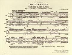 Vox Balaenae (George Crumb) 