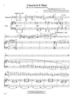 Concerto in E minor op. 85 von Edward Elgar 