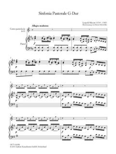 Sinfonia Pastorale G-Dur von Leopold Mozart für Alphorn und Orchester