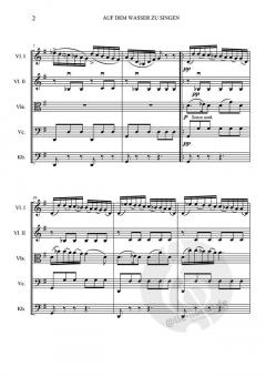 Auf dem Wasser zu singen op. 72 von Franz Schubert 
