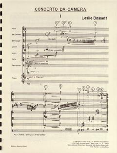 Concerto Da Camera (Leslie Bassett) 