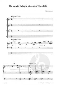 De sancto Pelagio et sancto Theodolo von Mårten Jansson (Download) 