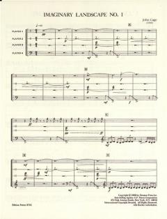 Imaginary landscape Nr. 1 (John Cage) 