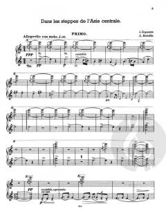 Eine Steppenskizze aus Mittelasien von Alexander Borodin für Klavier zu 4 Händen im Alle Noten Shop kaufen