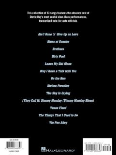 Stevie Ray Vaughan - Plays Slow Blues von Stevie Ray Vaughan 