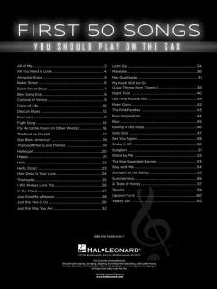 First 50 Songs You Should Play on the Sax 