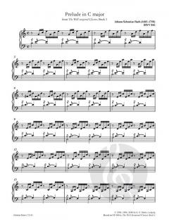 more than the score - Bach: Prelude and Fugue in C Major BWV 846 für Klavier solo im Alle Noten Shop kaufen