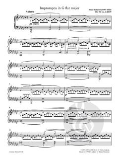 more than the score - Schubert: Impromptu in G flat major D899 op. 90 No.3 für Klavier solo im Alle Noten Shop kaufen